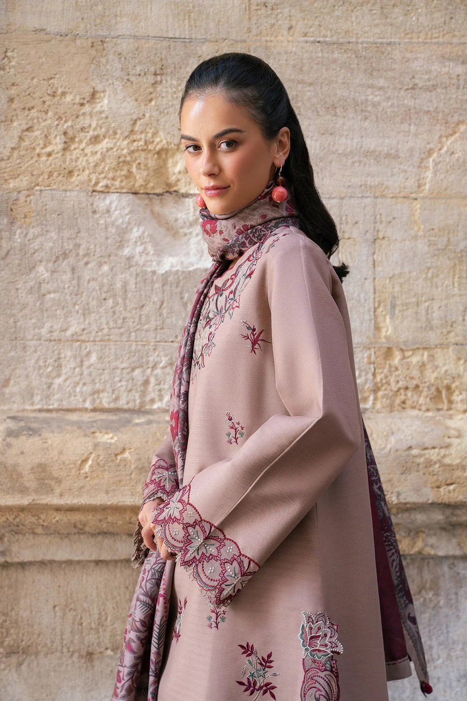 Rang Rasiya Meet Me In Istanbul – Unstitched Linen 3-Piece Suit | BLOOM