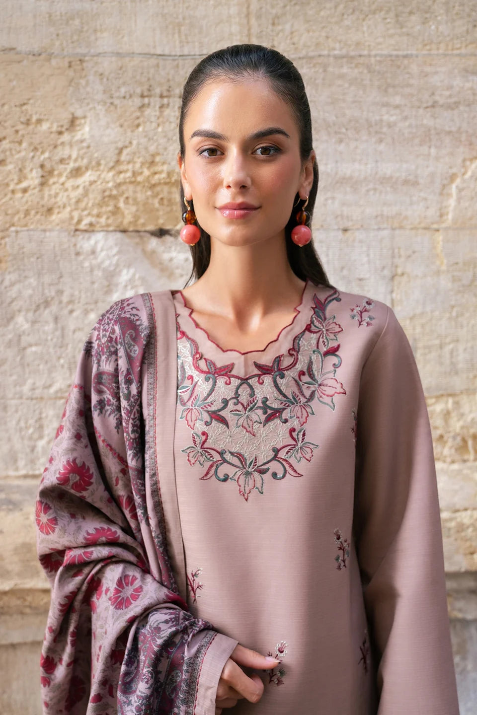 Rang Rasiya Meet Me In Istanbul – Unstitched Linen 3-Piece Suit | BLOOM