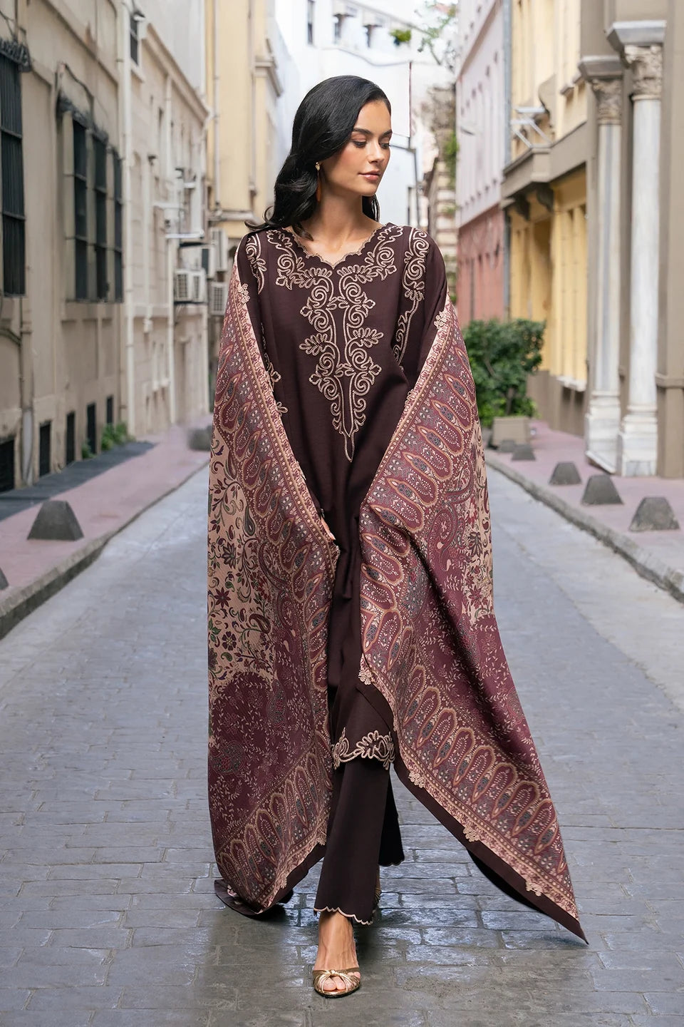 Rang Rasiya Meet Me In Istanbul – Unstitched Linen 3-Piece Suit | SABLE