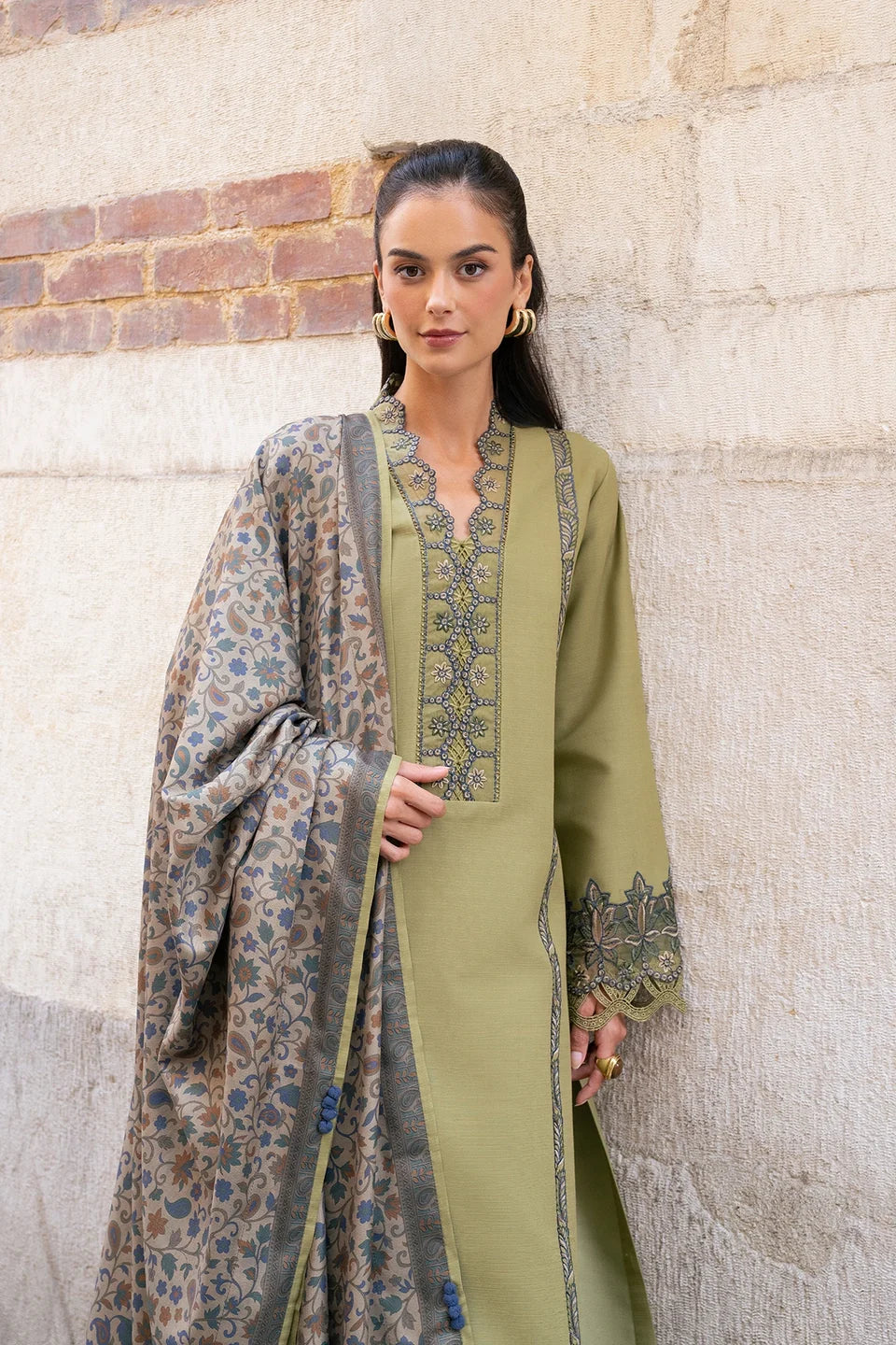 Rang Rasiya Meet Me In Istanbul – Unstitched Linen 3-Piece Suit | WILLOW