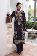 Safwa KEG-16 Olive Khaddar suit front