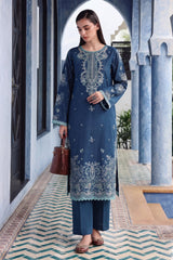 Safwa KEG-12 Olive Khaddar suit front