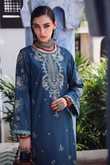 Safwa KEG-12 Olive Khaddar suit fabric