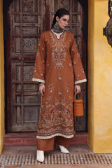 Safwa KEG-13 Olive Khaddar suit fabric