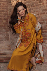 Peach leather 3-piece unstitched suit CSL6-07 – view 3