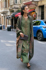 Rang Rasiya Meet Me In Istanbul – Unstitched Khaddar 3-Piece Suit | AMBER
