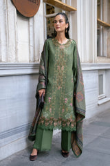 Rang Rasiya Meet Me In Istanbul – Unstitched Khaddar 3-Piece Suit | AMBER