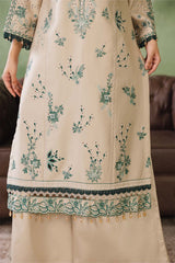 Peridot Cotray 594-A Unstitched 3-Piece Embroidered Cotray Suit - Al-Zafar Fabrics