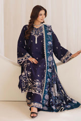 Peridot Cotray 592-A Unstitched 3-Piece Embroidered Cotray Suit - Al-Zafar Fabrics