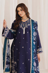 Peridot Cotray 592-A Unstitched 3-Piece Embroidered Cotray Suit - Al-Zafar Fabrics