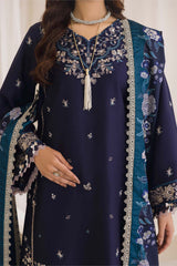 Peridot Cotray 592-A Unstitched 3-Piece Embroidered Cotray Suit - Al-Zafar Fabrics