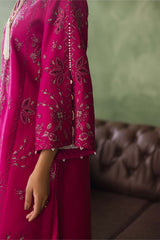Peridot Cotray 594-B Unstitched 3-Piece Embroidered Cotray Suit - Al-Zafar Fabrics