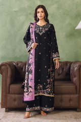 Peridot Cotray 592-B Unstitched 3-Piece Embroidered Cotray Suit - Al-Zafar Fabrics