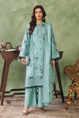 Peridot Cotray 593-B Unstitched 3-Piece Embroidered Cotray Suit - Al-Zafar Fabrics