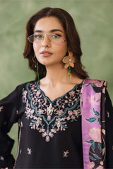 Peridot Cotray 592-B Unstitched 3-Piece Embroidered Cotray Suit - Al-Zafar Fabrics