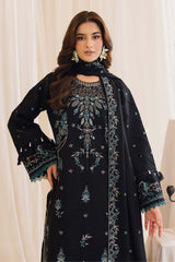 Peridot Cotray 596-B Unstitched 3-Piece Embroidered Slub Linen Suit - Al-Zafar Fabrics
