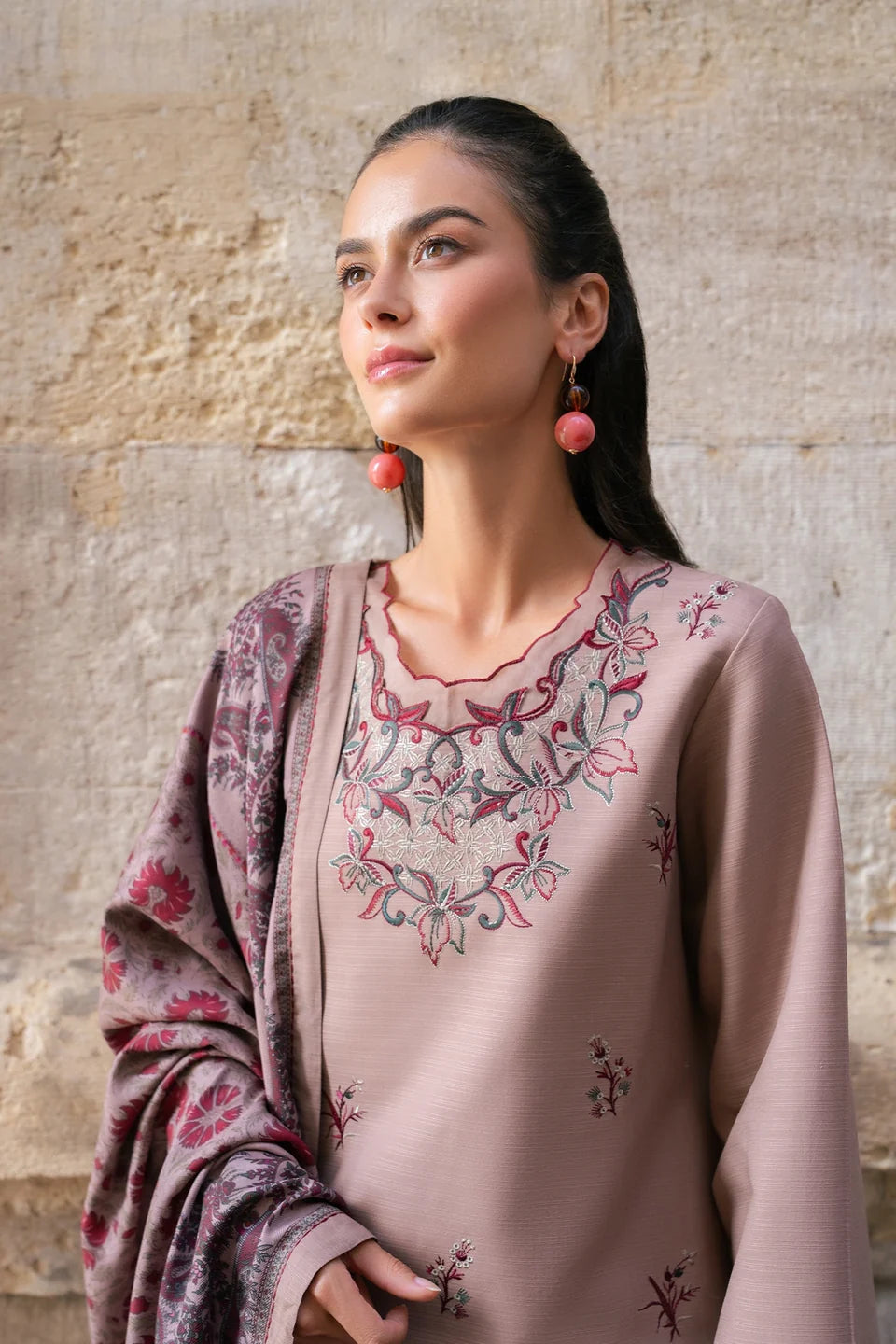 Rang Rasiya Meet Me In Istanbul – Unstitched Linen 3-Piece Suit | BLOOM