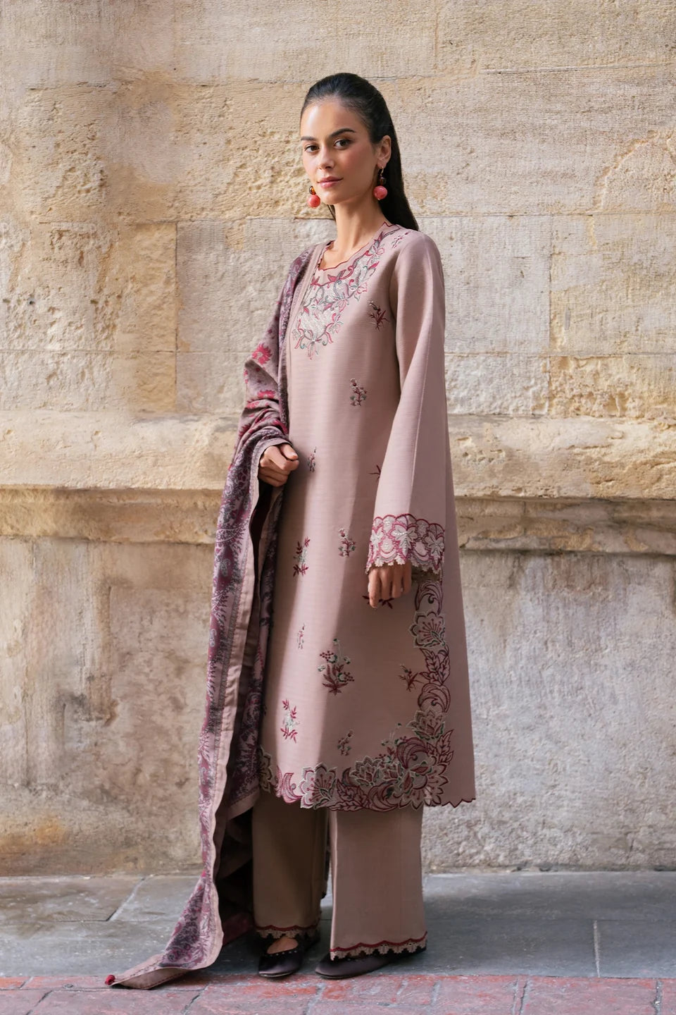 Rang Rasiya Meet Me In Istanbul – Unstitched Linen 3-Piece Suit | BLOOM