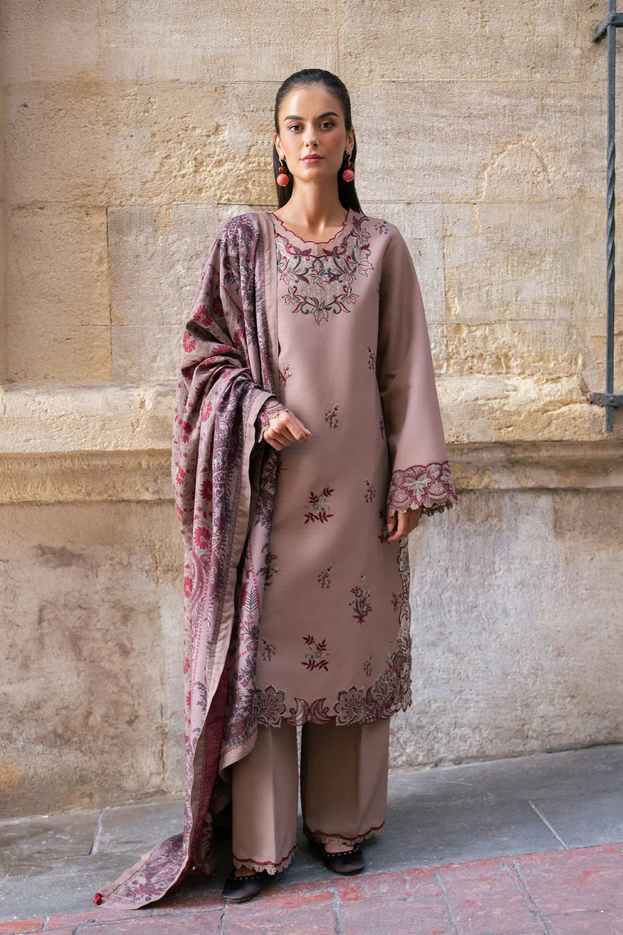 Rang Rasiya Meet Me In Istanbul – Unstitched Linen 3-Piece Suit | BLOOM