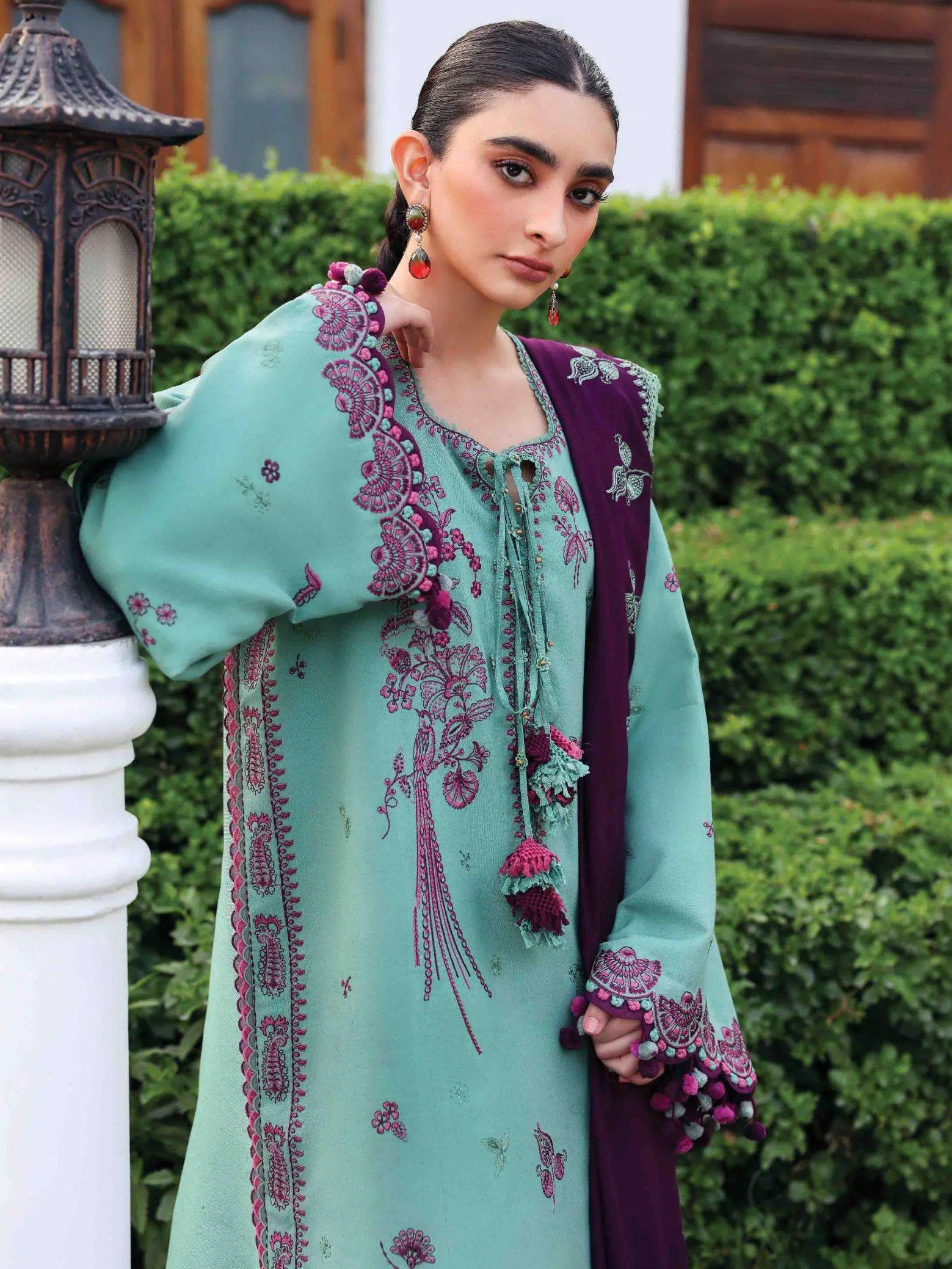 Republic Womenswear Amaris Unstitched Karandi 3Pc Suit D-14