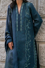 Rang Rasiya Meet Me In Istanbul – Unstitched khaddar 3-Piece Suit | DUSK