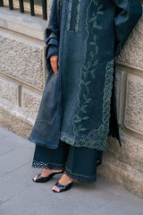 Rang Rasiya Meet Me In Istanbul – Unstitched khaddar 3-Piece Suit | DUSK