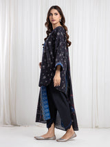 Edenrobe Black Printed Khaddar Suit EWU6A3-37076-3P image 5