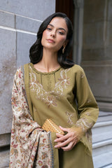 Rang Rasiya Meet Me In Istanbul – Unstitched Linen 3-Piece Suit | EDEN