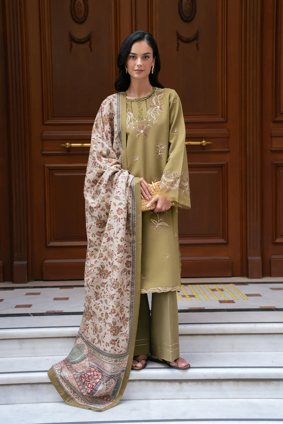 Rang Rasiya Meet Me In Istanbul – Unstitched Linen 3-Piece Suit | EDEN