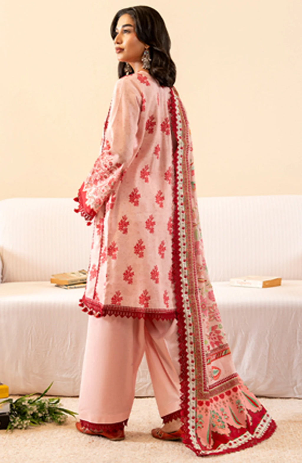 Mausummery Unstitched 3-Piece Digital Printed Khaddar Suit – Jasper | Winter Collection - Al-Zafar Fabrics