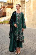 Rang Rasiya Carnation 3Pc Embroidered Karandi Suit D-04 Matcha - Al-Zafar Fabrics