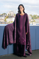 Rang Rasiya Meet Me In Istanbul – Unstitched Linen 3-Piece Suit | MAUVE