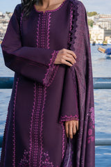Rang Rasiya Meet Me In Istanbul – Unstitched Linen 3-Piece Suit | MAUVE