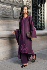 Rang Rasiya Meet Me In Istanbul – Unstitched Linen 3-Piece Suit | MAUVE