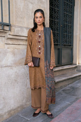 Rang Rasiya Meet Me In Istanbul – Unstitched khaddar 3-Piece Suit | OAT