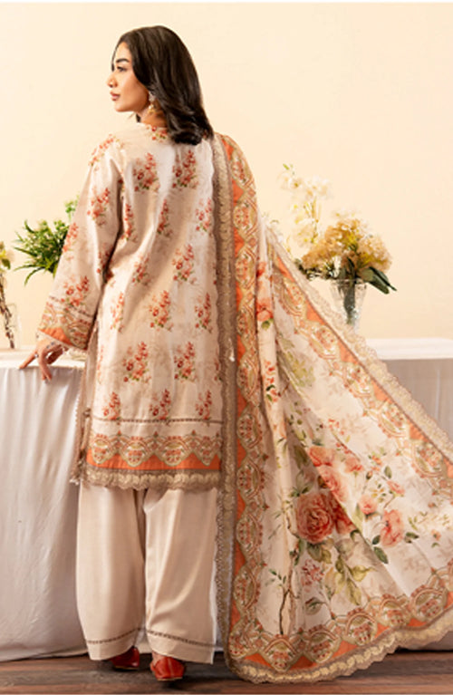 Mausummery Unstitched 3-Piece Digital Printed Khaddar Suit – Opal | Winter Collection - Al-Zafar Fabrics