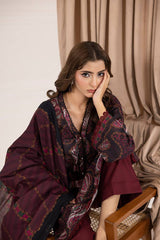 Salina Printed Khaddar Chapter 6 Unstitched 3pc suit SPKV6-2 - Al-Zafar Fabrics