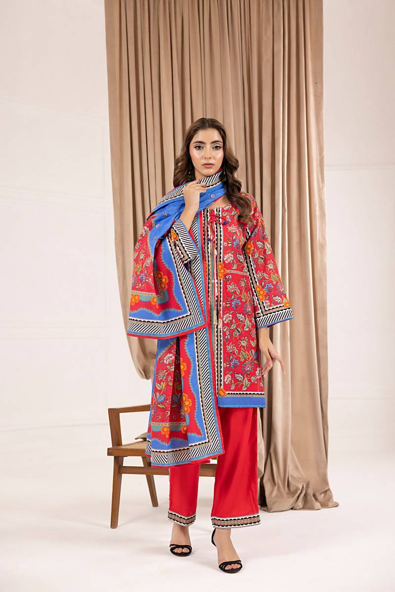Salina Printed Khaddar Chapter 6 Unstitched 3pc suit SPKV6-3 - Al-Zafar Fabrics