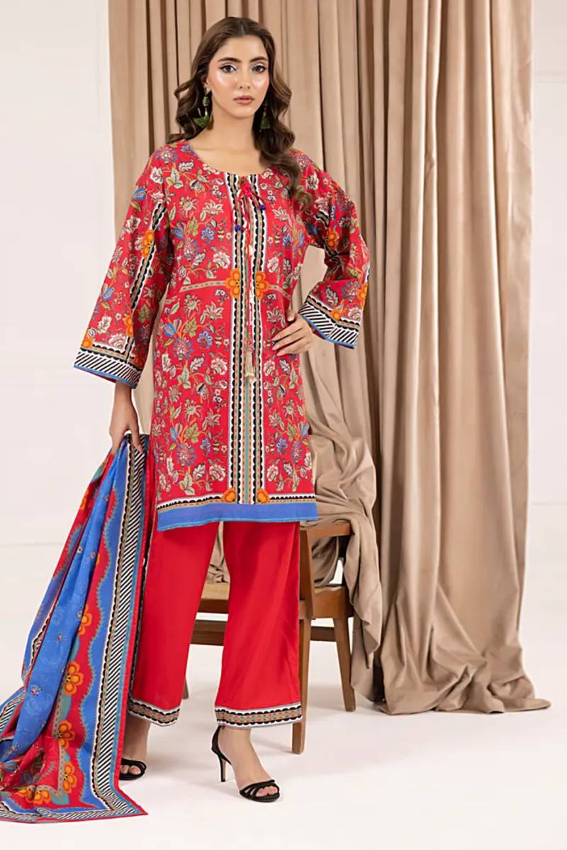 Salina Printed Khaddar Chapter 6 Unstitched 3pc suit SPKV6-3