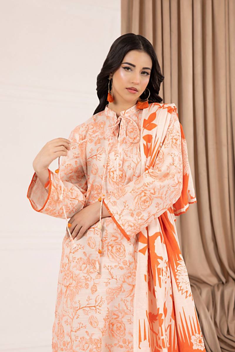 Salina Printed Khaddar Chapter 6 Unstitched 3pc suit SPKV6-4 - Al-Zafar Fabrics