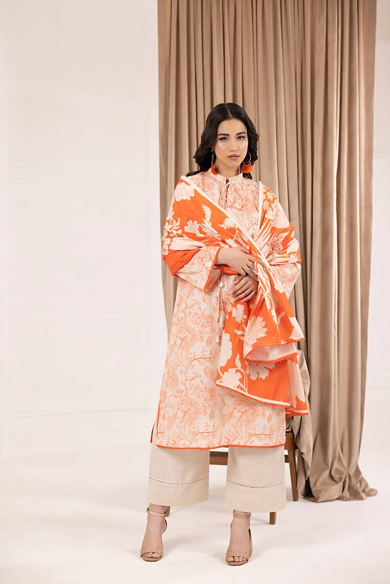 Salina Printed Khaddar Chapter 6 Unstitched 3pc suit SPKV6-4 - Al-Zafar Fabrics