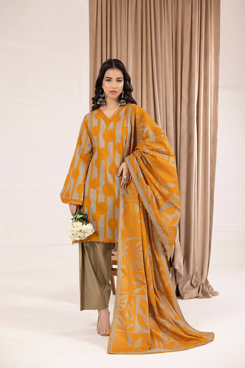 Salina Printed Khaddar Chapter 6 Unstitched 3pc suit SPKV6-6