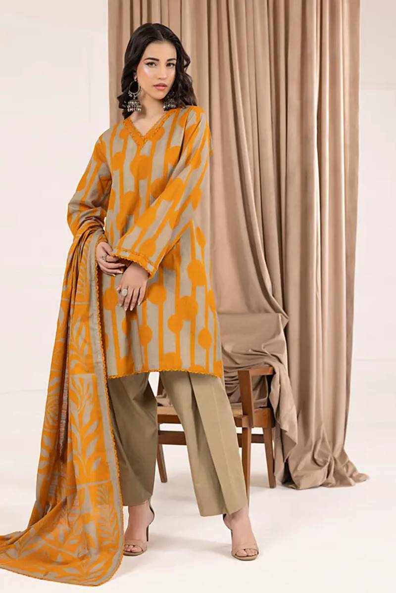 Salina Printed Khaddar Chapter 6 Unstitched 3pc suit SPKV6-6 - Al-Zafar Fabrics