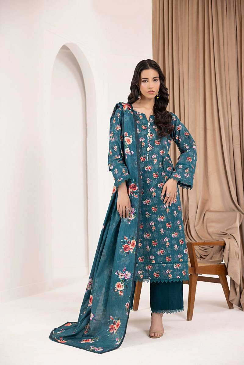 Salina Printed Khaddar Chapter 6 Unstitched 3pc suit SPKV6-8 - Al-Zafar Fabrics