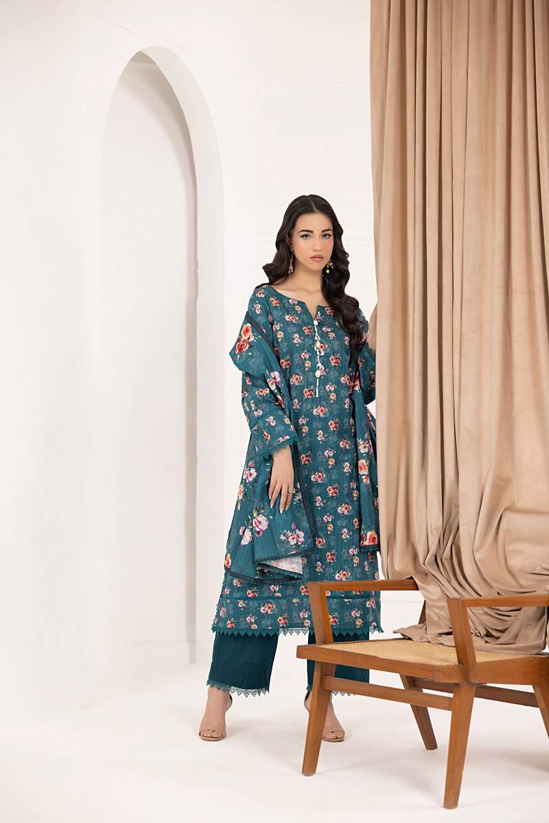 Salina Printed Khaddar Chapter 6 Unstitched 3pc suit SPKV6-8 - Al-Zafar Fabrics
