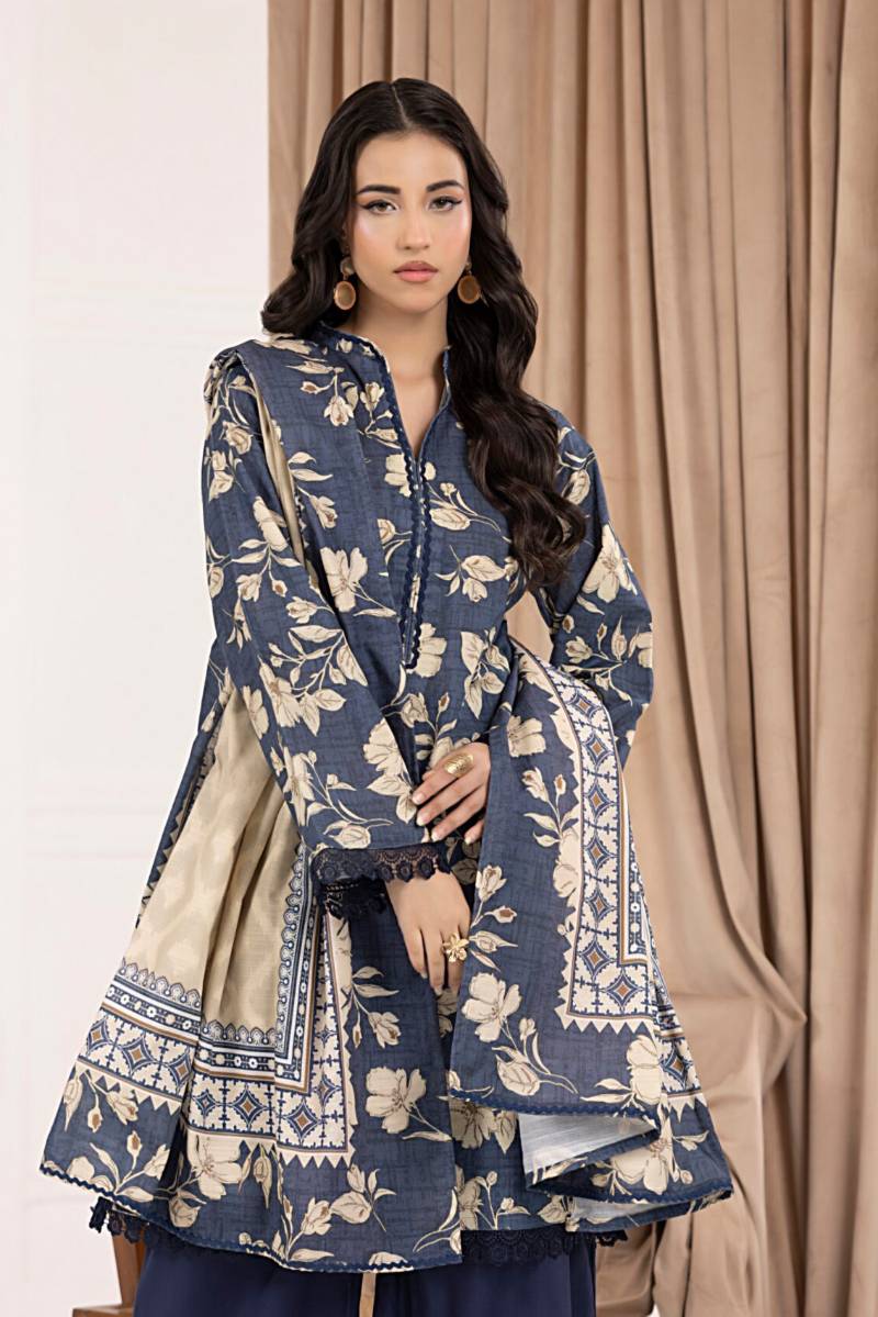 Salina Printed Khaddar Chapter 6 Unstitched 3pc suit SPKV6-9