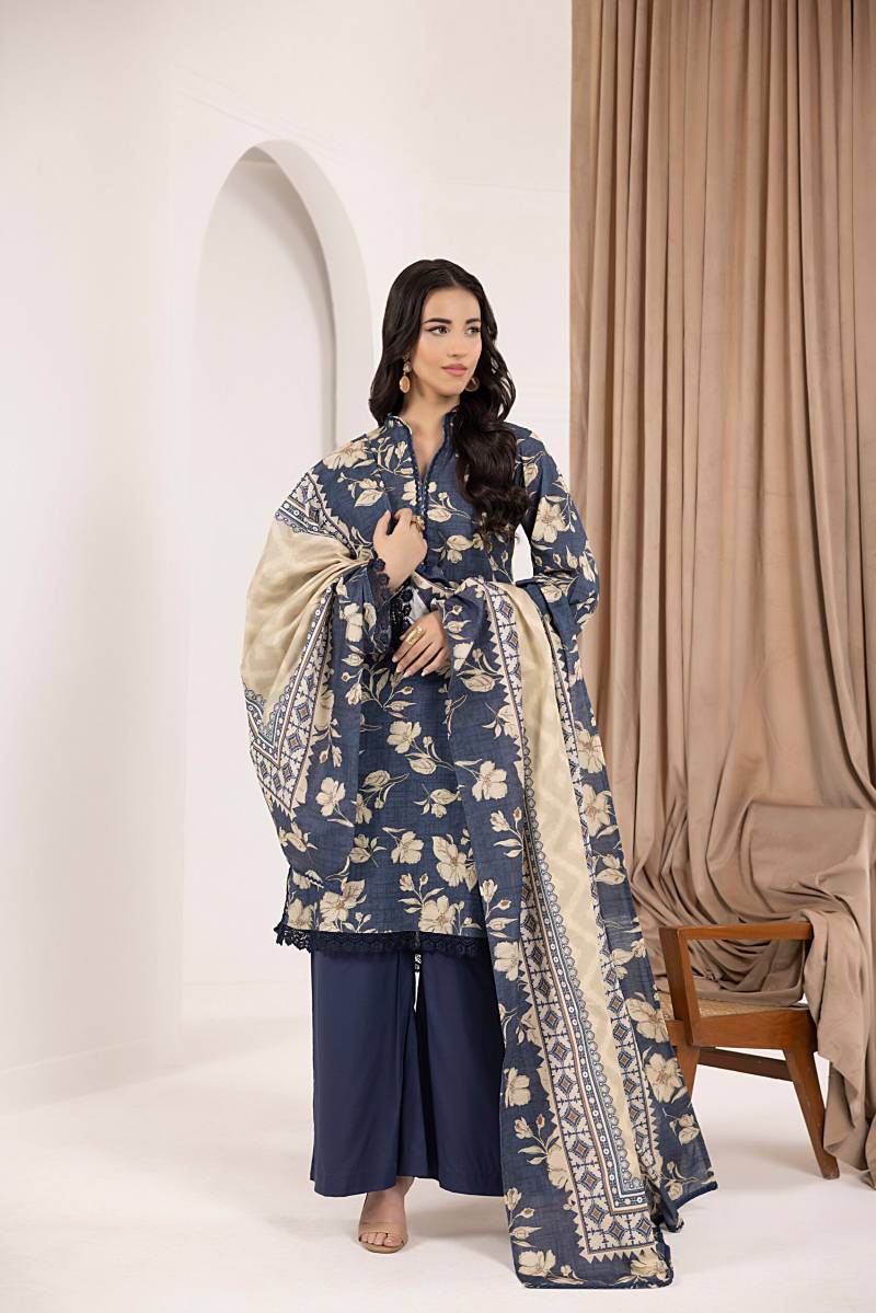 Salina Printed Khaddar Chapter 6 Unstitched 3pc suit SPKV6-9
