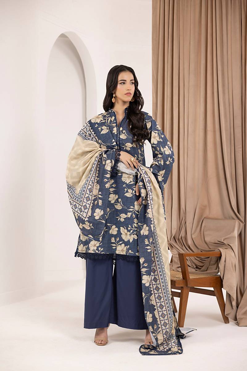Salina Printed Khaddar Chapter 6 Unstitched 3pc suit SPKV6-9