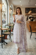 Safwa By Izel Doria Viscose 3 Piece Unstitched Suit D-04 - Al-Zafar Fabrics