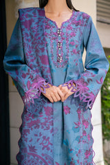 Rang Rasiya Meet Me In Istanbul – Unstitched khaddar 3-Piece Suit | SKYE